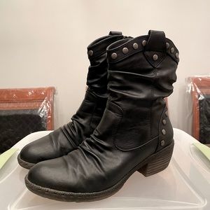 Genuine Leather Cowboy Boots